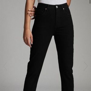 Black Cotton On stretch mom jeans